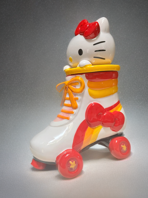 Hello Kitty Roller Derby Cookie Jar