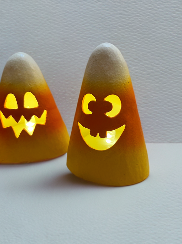 Silly Candy Corn Luminary