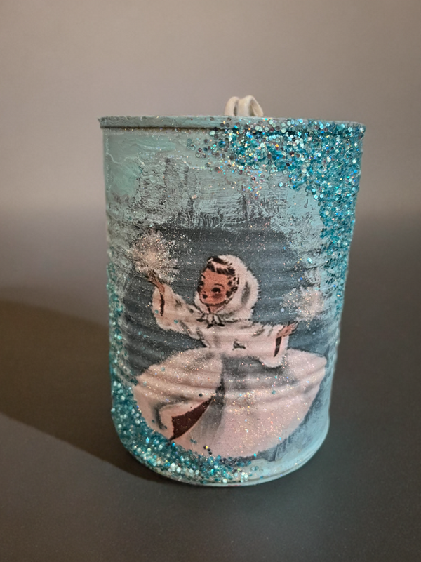 Handmade Vintage Style Holiday Art-Scented Candles