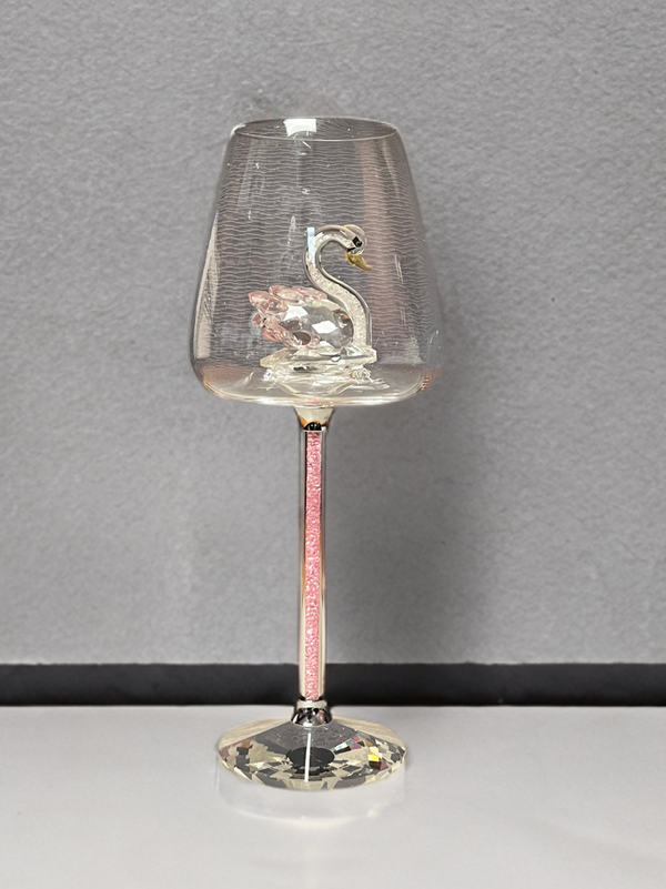 Luxury Crystal Swan Wine Glass