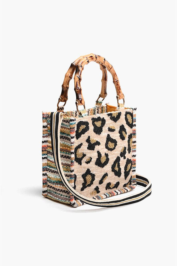 Luxe Leopard Handmade Handbag