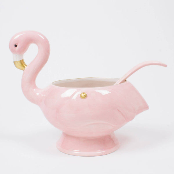 Flamingo Punch Bowl & Ladle