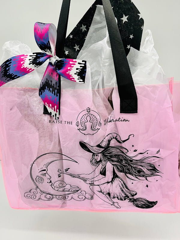 Witchy Raise the Vibration Jelly Tote