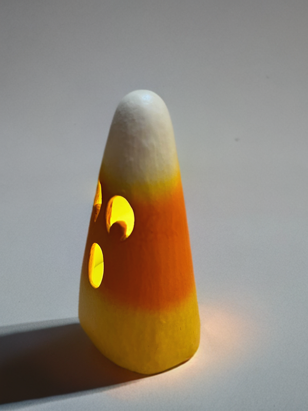 Surprised Candy Corn Luminary