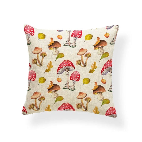 Mushroom Decorative Pillow Covers