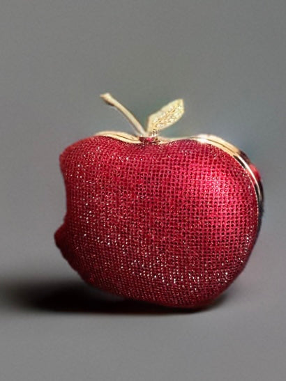 Rhinestone Handmade Bags-Grape and Apple