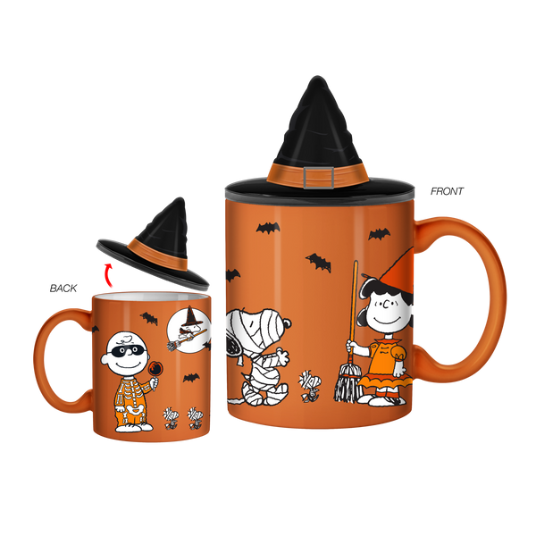 Peanuts Halloween 18oz. Ceramic Mug with Sculpted Topper