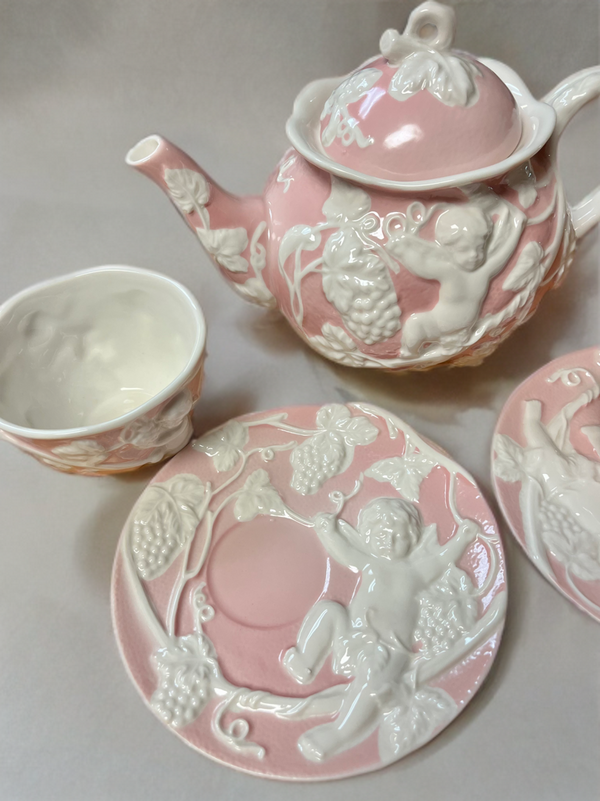 Rococo Tea Set-Cherubs