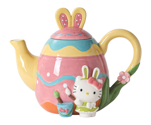 Hello Kitty Painter Bunny Teapot