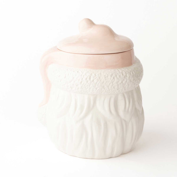 8 Oak Lane - Pink Santa Cookie Jar