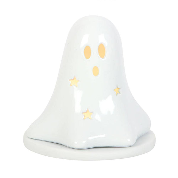 Halloween Ghost Tealight & Incense Cone Holder