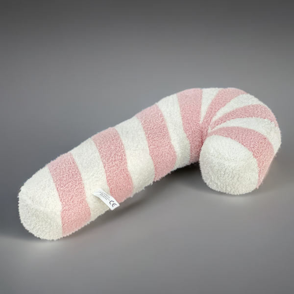 PINK Peppermint Candy Cane Throw Pillows