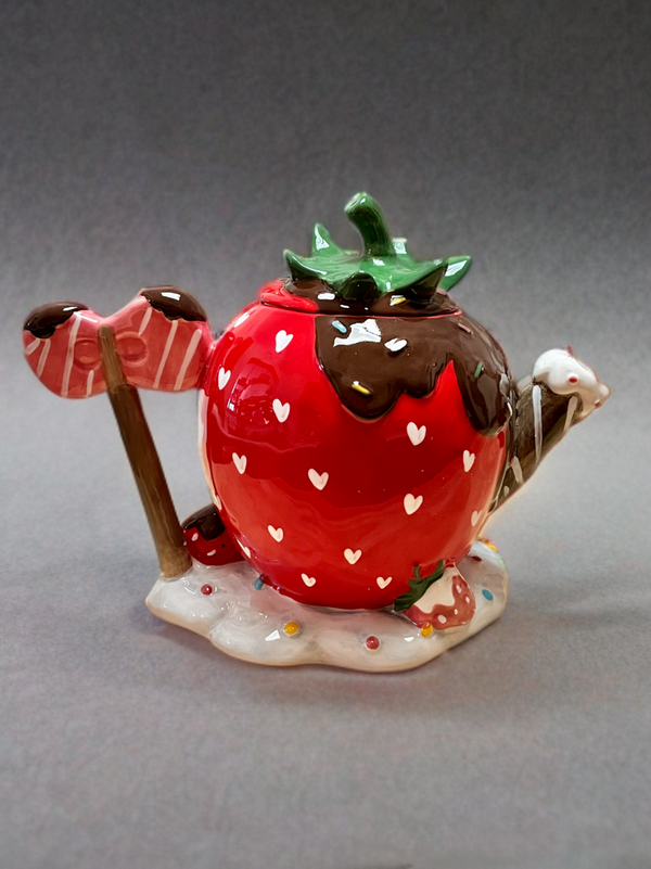 Blue Sky Clayworks - Hello Kitty Sweet Strawberry ShopTeapot