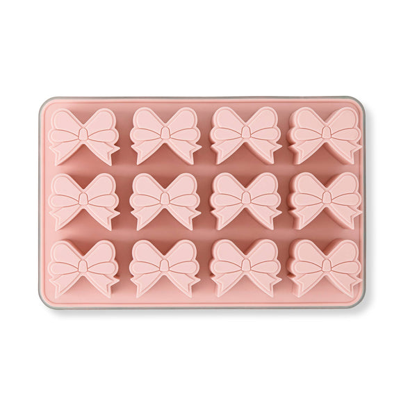 Bow Ice Tray 2pk with Lid - Houndstooth and Leopard