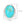 Tiramisu - Blue Mohave Turquoise 925 Sterling Silver Solitaire Ring