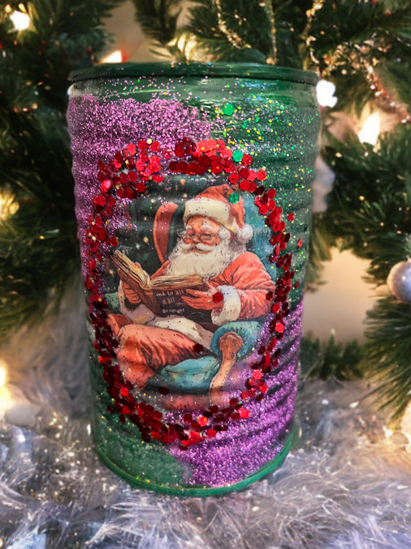 Handmade Vintage Style Holiday Art-Scented Candles