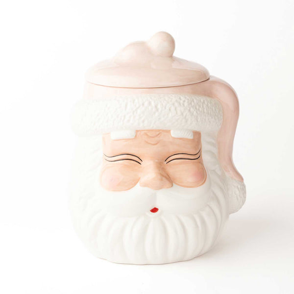 8 Oak Lane - Pink Santa Cookie Jar