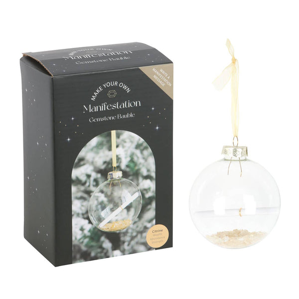 Citrine Manifestation Christmas Bauble Ornament Kit