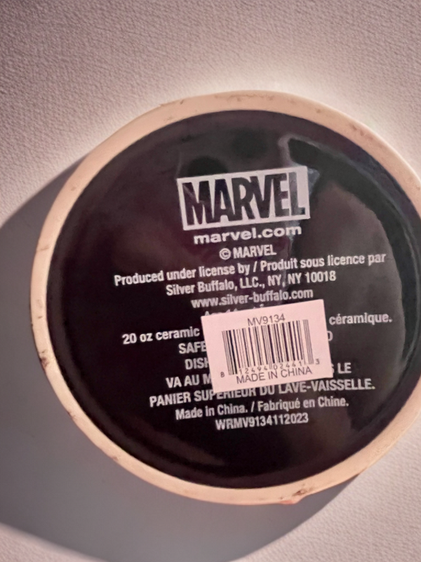 Marvel Grid-Ceramic Mug 20oz