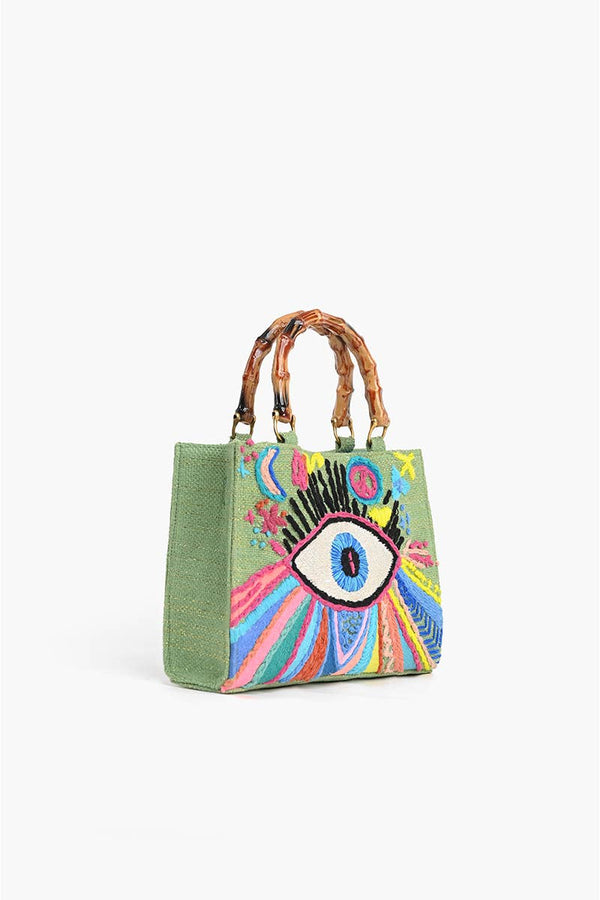 Groovy Evil Eye Handmade Handbag