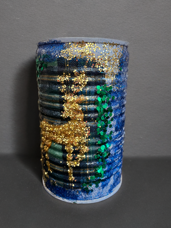 Handmade Vintage Style Holiday Art-Scented Candles