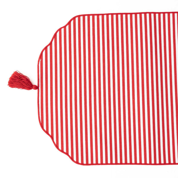 8 Oak Lane - Santa Toile Reversible Table Runner
