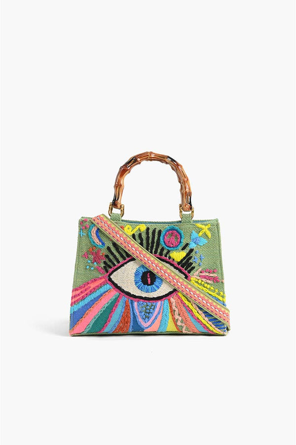 Groovy Evil Eye Handmade Handbag