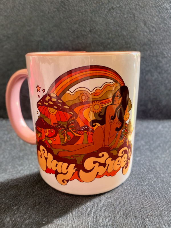 Stay Free Pink Mug