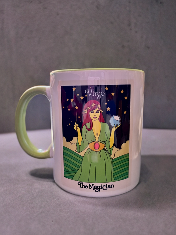 Virgo x The Magician Zodiac Tarot Mug