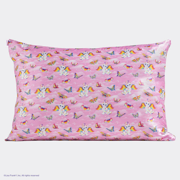 KITSCH - Lisa Frank x Kitsch Standard Satin Pillowcase - Angel Kitty™