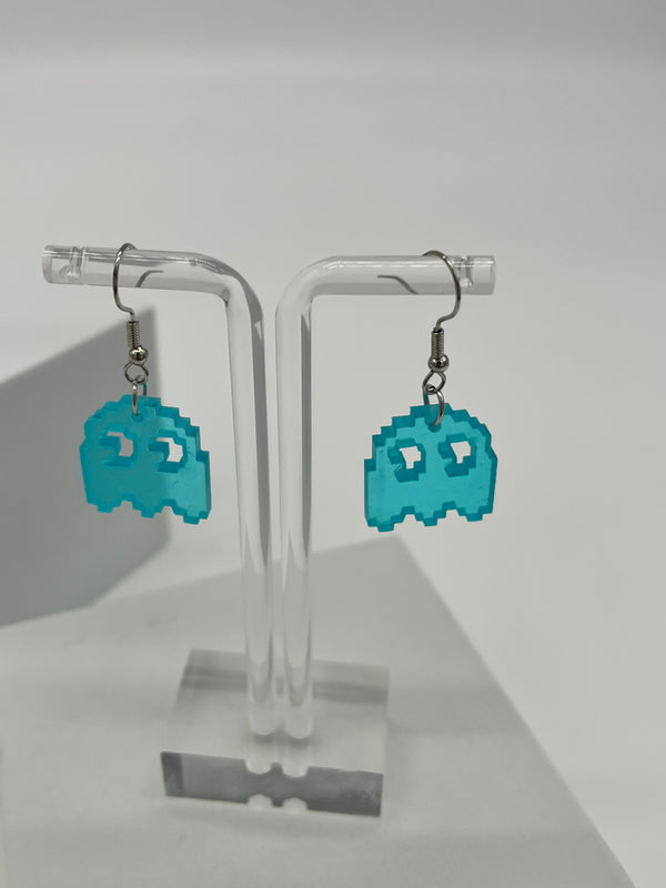 80’s Retro Pac-Man Earrings Set