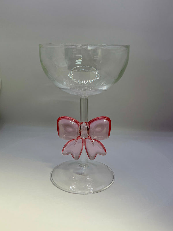 Coquette Bow Glass Drinkware