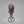 Natural Magenta Fluorite Scepter w Stand