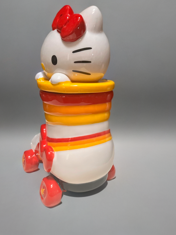 Hello Kitty Roller Derby Cookie Jar