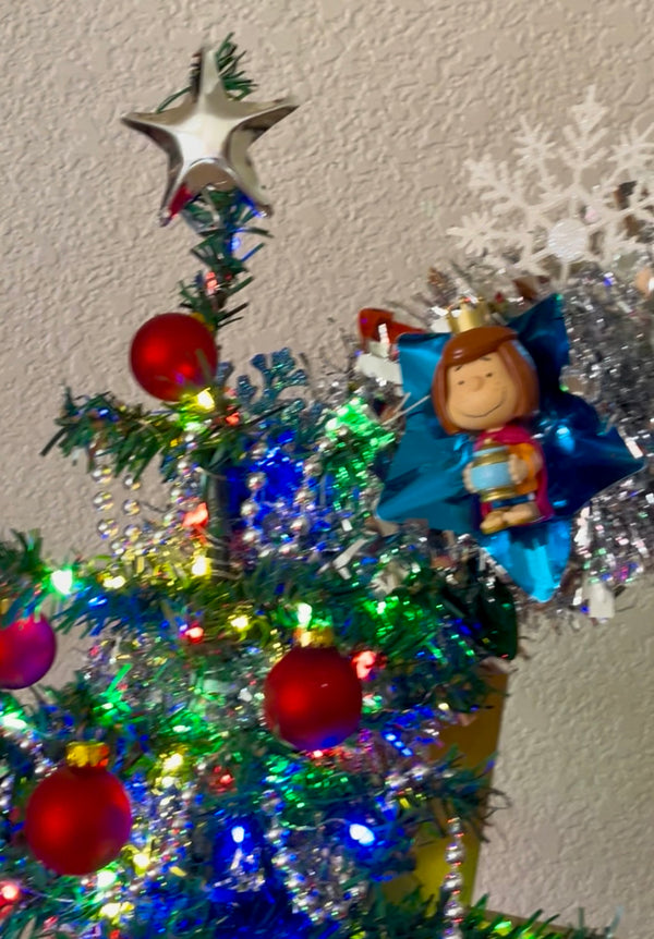 Handmade Wreath-Vintage Style Charlie Brown Christmas