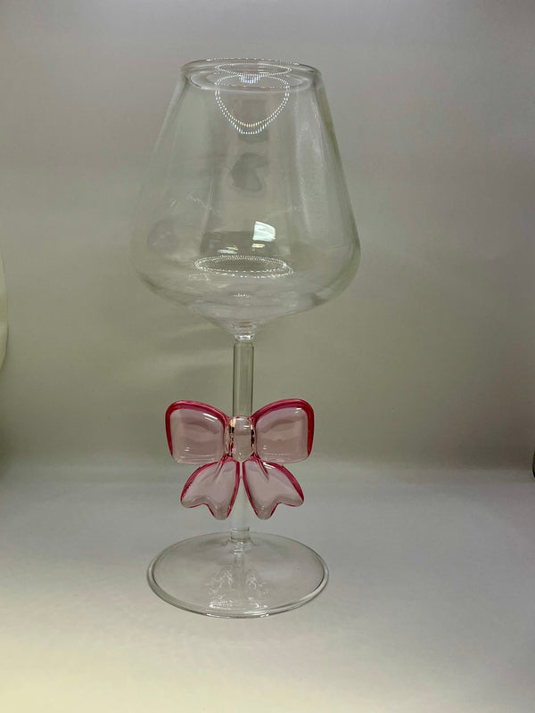 Coquette Bow Glass Drinkware