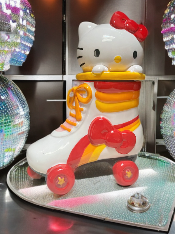 Hello Kitty Roller Derby Cookie Jar