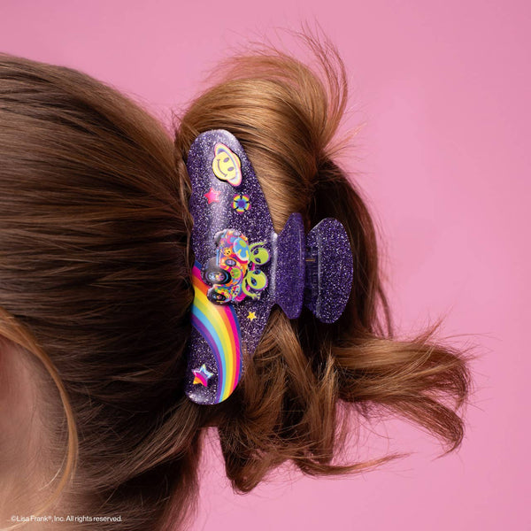 KITSCH - Lisa Frank x Kitsch Glitter Claw Clip in Zoomer™ & Zorbit™