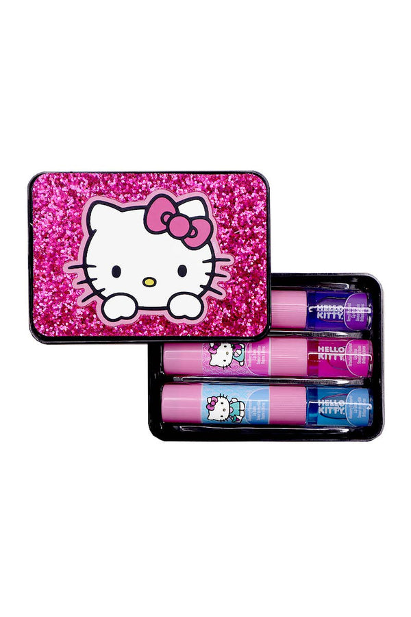 Hello Kitty Lip Balm & Gloss Set with Case