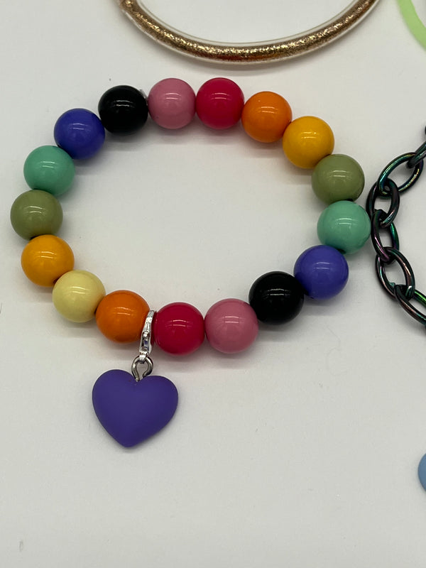 Retro Jelly/Charm Bracelet Set