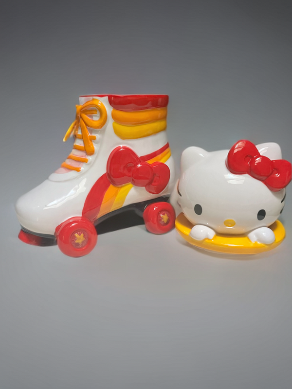 Hello Kitty Roller Derby Cookie Jar