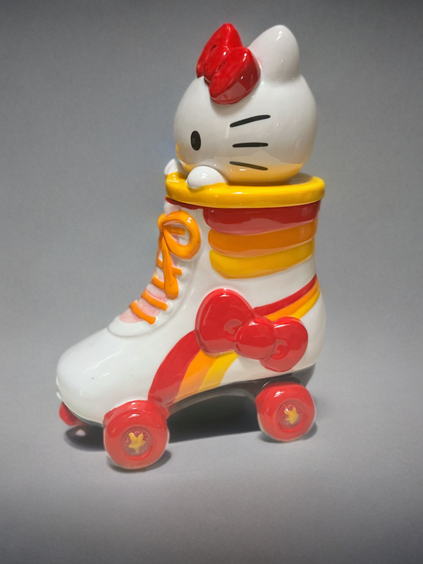 Hello Kitty Roller Derby Cookie Jar