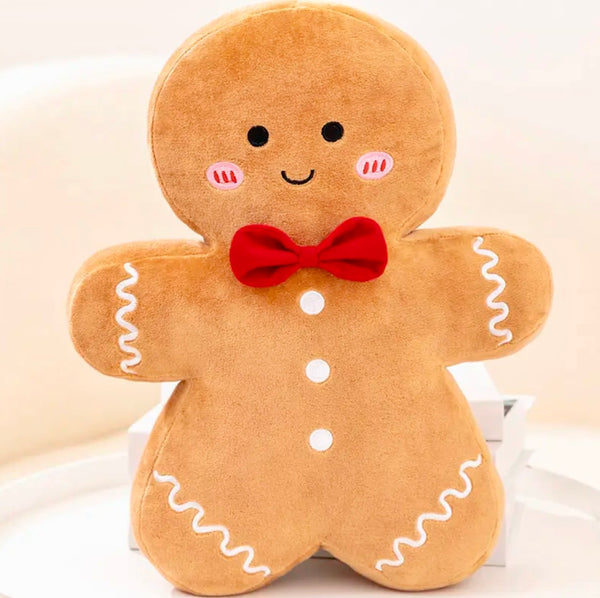 Gingerbread Man Cookie Cutie Pillow