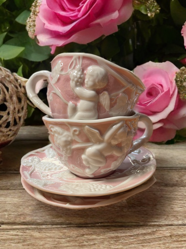 Rococo Tea Set-Cherubs