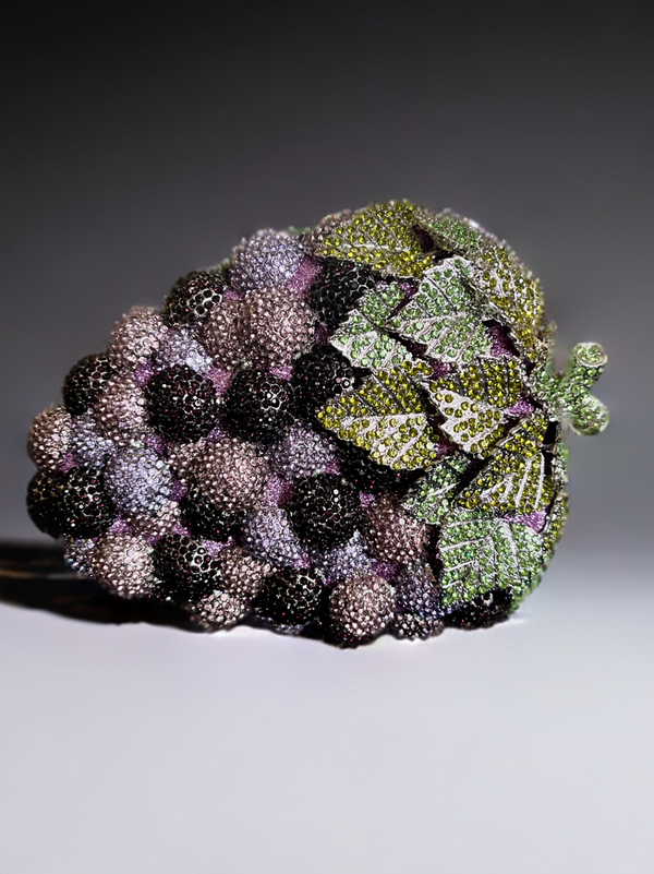 Rhinestone Handmade Bags-Grape and Apple