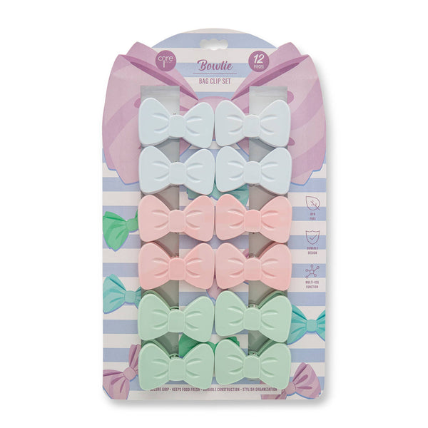 Bow Bag Clips 12pc