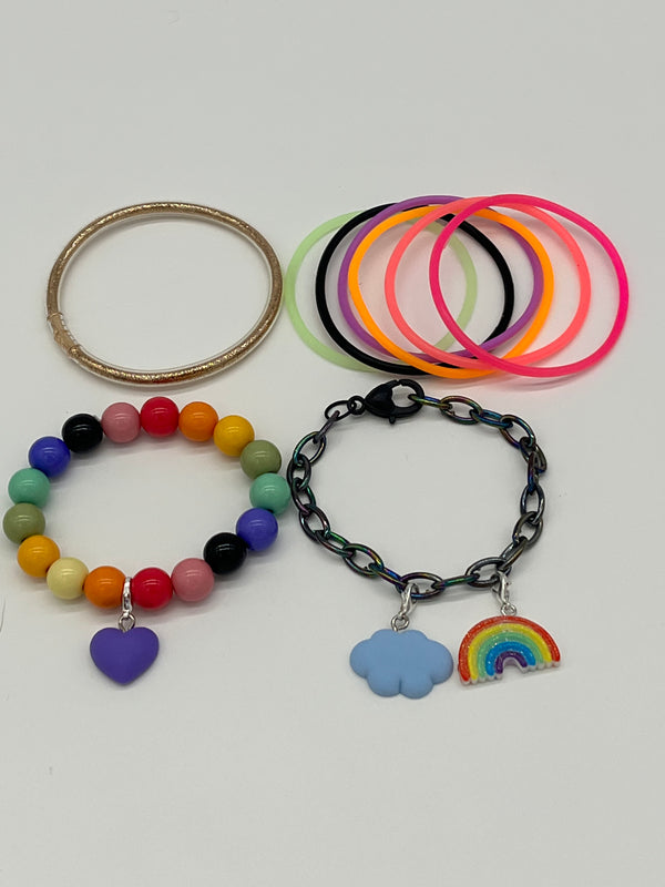 Retro Jelly/Charm Bracelet Set