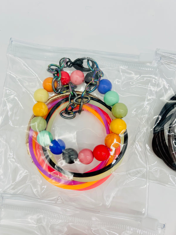 Retro Jelly/Charm Bracelet Set