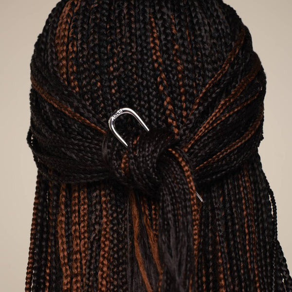 KITSCH - Mini Metal French Hair Pin & Clips 3pc Set - Silver