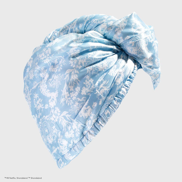 KITSCH - Kitsch x Bridgerton Satin Wrapped Hair Towel / Toile De